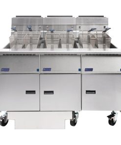 Pitco Triple Tank Natural Gas Solstice Fryer with Filter Drawer G14S/FD-FFF (FS129-N)