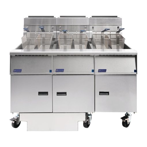 Pitco Triple Tank LPG Solstice Fryer with Filter Drawer G14S/FD-FFF (FS129-P)