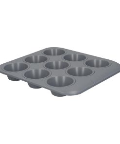 MasterClass Smart Ceramic Non-Stick Nine Hole Muffin Tin - 24x22x3.5cm (FS217)