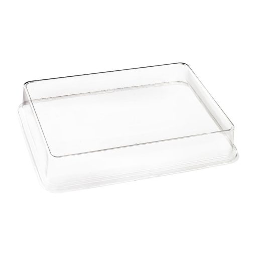 Solia RPET Lid for Bagasse Sushi Tray FC780 Clear 200x150x20mm (Pack of 50) (FS382)