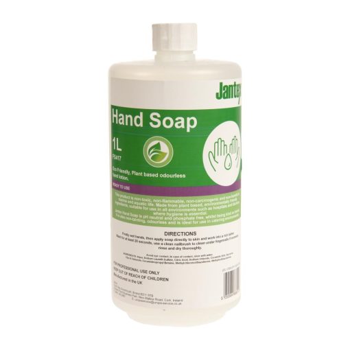 Jantex Green Hand Soap Lotion Ready To Use 1Ltr (FS417)