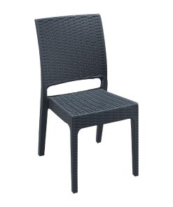 Florida Side Chair Dark Grey (Pack of 2) (FS444)