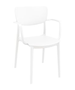 Lisa Arm Chair White (FS558)