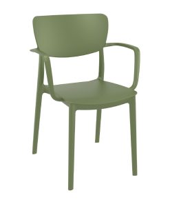 Lisa Arm Chair Olive Green (FS559)