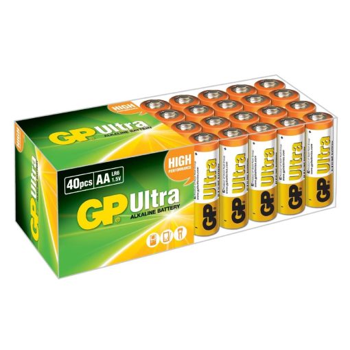 GP Ultra Battery Alkaline AA (Pack of 40) (FS713)
