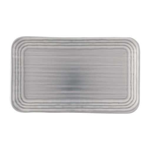 Dudson Harvest Norse Organic Rect Plate Grey 269mmx160mm (Pack of 12) (FS798)