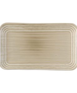 Dudson Harvest Norse Linen Organic Rect Plate 269x160mm (Pack of 12) (FS810)