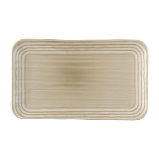 Dudson Harvest Norse Linen Organic Rect Plate 269x160mm (Pack of 12) (FS810)