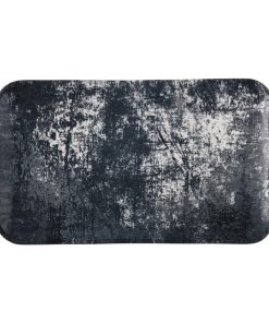 Dudson Makers Urban Organic Rectangular Plate Black 269mmx160mm (Pack of 12) (FS822)