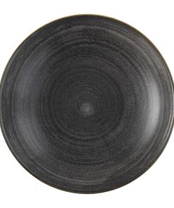 Churchill Stonecast Raw Evolve Coupe Bowl Black 248mm (Pack of 12) (FS840)