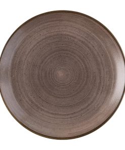 Churchill Stonecast Raw Evolve Coupe Plate Brown 286mm (Pack of 12) (FS846)