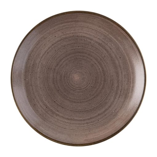 Churchill Stonecast Raw Evolve Coupe Plate Brown 286mm (Pack of 12) (FS846)