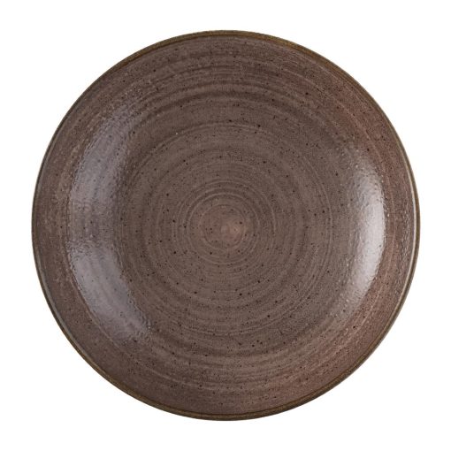Churchill Stonecast Raw Evolve Coupe Bowl Brown 248mm (Pack of 12) (FS850)