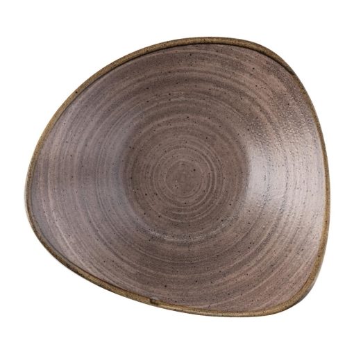 Churchill Stonecast Raw Lotus Bowl Brown 229mm (Pack of 12) (FS854)