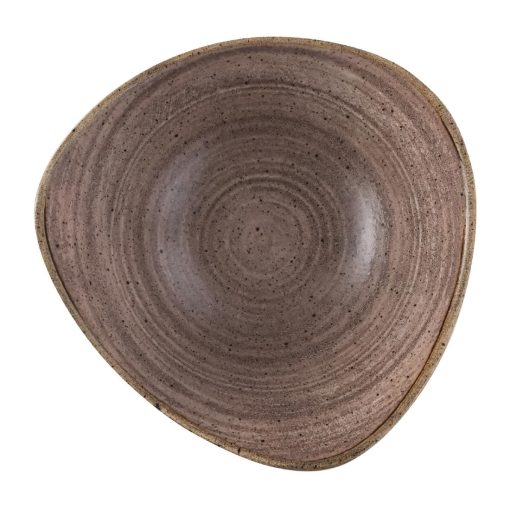 Churchill Stonecast Raw Lotus Bowl Brown 178mm (Pack of 12) (FS855)