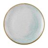Churchill Stonecast Accents Evolve Coupe Plate Duck egg 260mm (Pack of 12) (FS857)