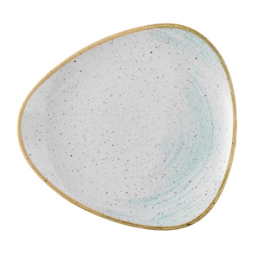Churchill Stonecast Accents Lotus Plate Duck egg 254mm (Pack of 12) (FS862)