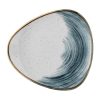 Churchill Stonecast Accents Lotus Plate Blueberry 254mm (Pack of 12) (FS874)