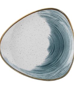 Churchill Stonecast Accents Lotus Plate Blueberry 229mm (Pack of 12) (FS875)