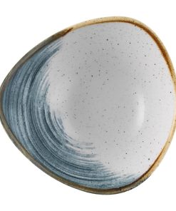 Churchill Stonecast Accents Lotus Bowl Blueberry 178mm (Pack of 12) (FS877)