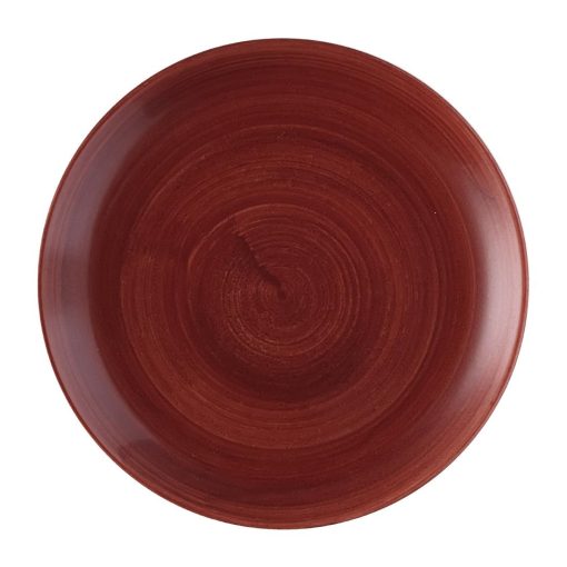 Churchill Stonecast Patina Evolve Coupe Plate Red Rust 260mm (Pack of 12) (FS881)