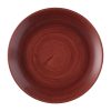 Churchill Stonecast Patina Evolve Coupe Plate Red Rust 219mm (Pack of 12) (FS882)