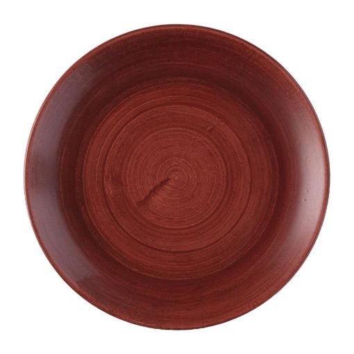 Churchill Stonecast Patina Evolve Coupe Plate Red Rust 219mm (Pack of 12) (FS882)