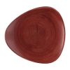 Churchill Stonecast Patina Lotus Plate Red Rust 229mm (Pack of 12) (FS885)