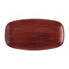 Churchill Stonecast Patina Chefs Oblong Plate Red Rust 348x189mm (Pack of 6) (FS889)