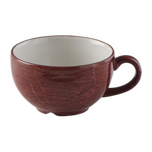 Churchill Stonecast Patina Cappuccino Cup Red Rust 340ml (Pack of 12) (FS890)