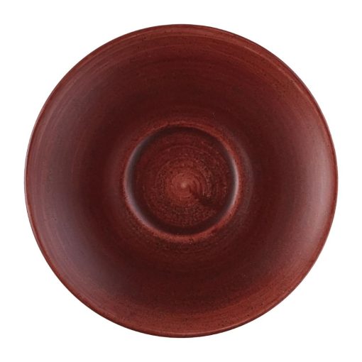 Churchill Stonecast Patina Cappuccino Saucer Red Rust 159mm (Pack of 12) (FS892)