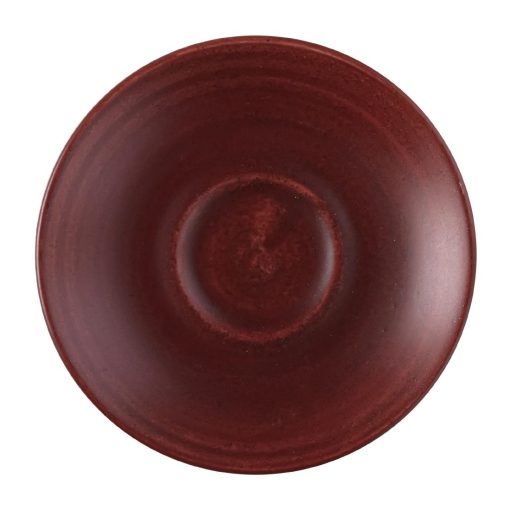 Churchill Stonecast Patina Espresso Saucer Red Rust 114mm (Pack of 12) (FS894)