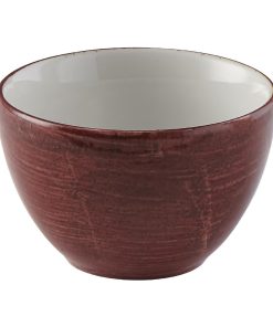 Churchill Stonecast Patina Profile Sugar Bowl Red Rust 227ml (Pack of 12) (FS896)