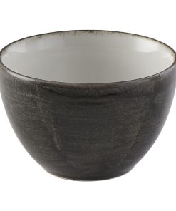 Churchill Stonecast Patina Profile Sugar Bowl Iron Black 227ml (Pack of 12) (FS903)