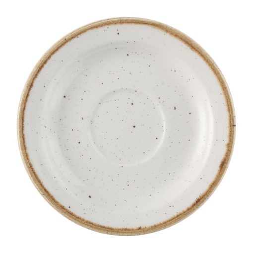 Churchill Stonecast Profile Saucer Barley White 150mm (Pack of 12) (FS905)
