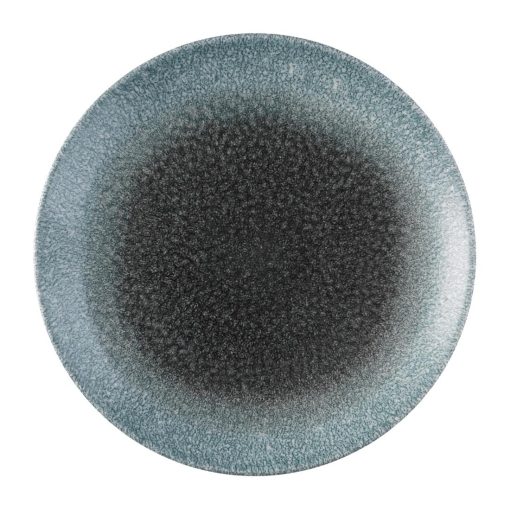 Churchill Raku Duo Evolve Coupe Plate Topaz Quartz 286mm (Pack of 12) (FS924)