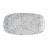 Churchill Studio Prints Kintsugi Pearl Chefs Oblong Plate Grey 348x189mm (Pack of 6) (FS943)