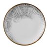 Churchill Studio Prints Homespun Accents Jasper Evolve Coupe Plate Grey 260mm (Pack of 12) (FS945)