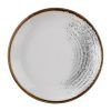 Churchill Studio Prints Homespun Accents Jasper Evolve Coupe Plate Grey 165mm (Pack of 12) (FS947)