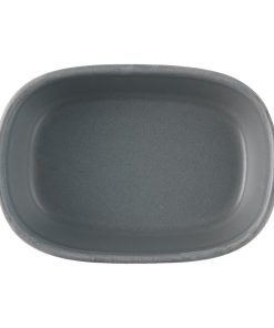 Churchill Emerge Seattle Dish Grey 170x120x50mm (Pack of 6) (FS971)
