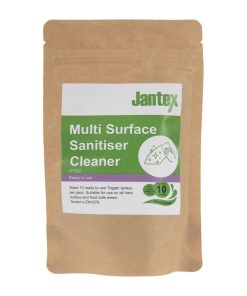Jantex Green Kitchen Surface Sanitiser Sachets (Pack of 10) (FT322)