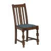 Mayfair Dining Chair with Blue Diamond Padded Seat (Pack of 2) (FT410)