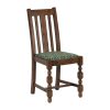 Mayfair Dining Chair with Green Diamond Padded Seat (Pack of 2) (FT411)