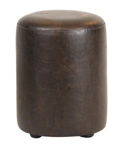 Cylinder Faux Leather Bar Stool Peat (FT451)