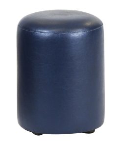 Cylinder Faux Leather Bar Stool Midnight (FT452)