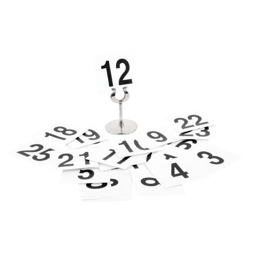 Plastic Table Numbers Inserts 1-25 (GC086)