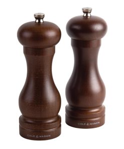 Cole & Mason Forest Dark Wood Pepper Mill (Pack of 4) (GD114)