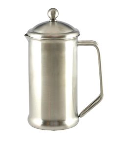 Olympia Satin Finish Stainless Steel Cafetiere 6 Cup (GD168)