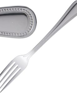 Amefa Bead Table Fork (Pack of 12) (GD952)