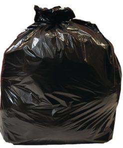 Jantex Large Medium Duty Black Bin Bags 80Ltr (Pack of 10) (GE789)